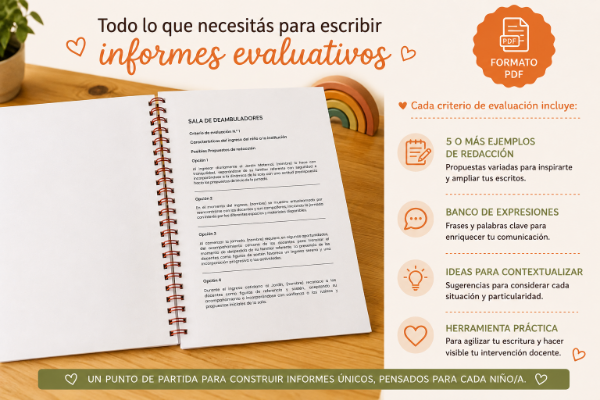 Producto - Banco de frases para Informes evaluativos- Sala Deambuladores. - 1