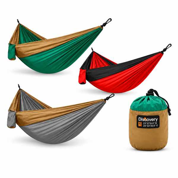 Producto - HAMACA DISCOVERY CAMPING COLORES SURTIDOS