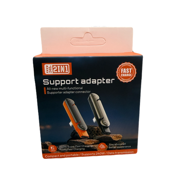 Producto - Adaptador y soporte para celular