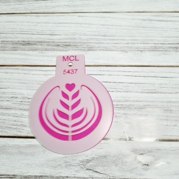 Producto - St 5437 Stencil de 8 cm Cafe / Cookies