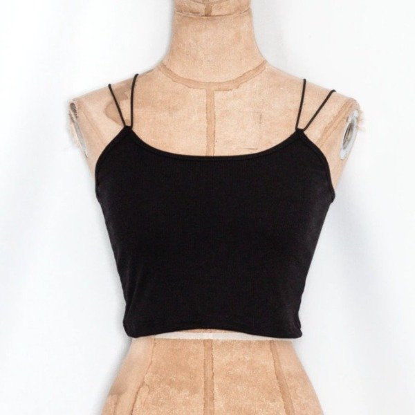 Producto - Top de Morley de Algodón con Tazas - T.u