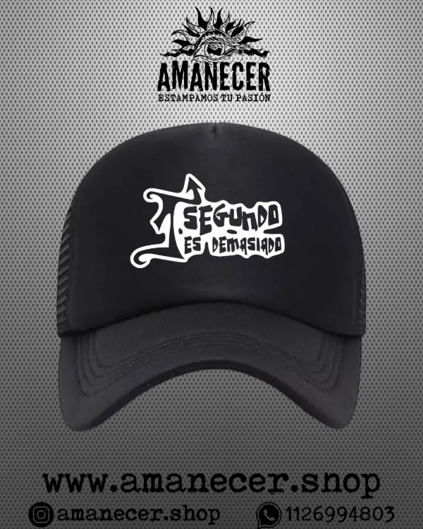 Producto - Gorra Tucker 1 Segundo es Demasiado - 0