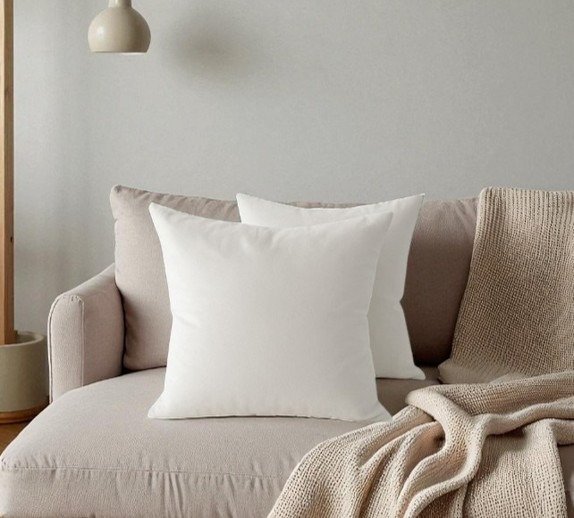 Producto - Set 2 Almohadones 40x40cm Blanco - 0