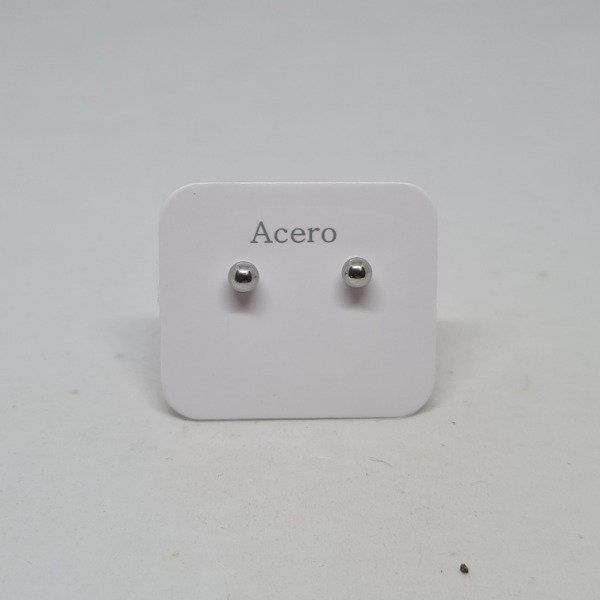 Producto - Aros bolita chica lisa