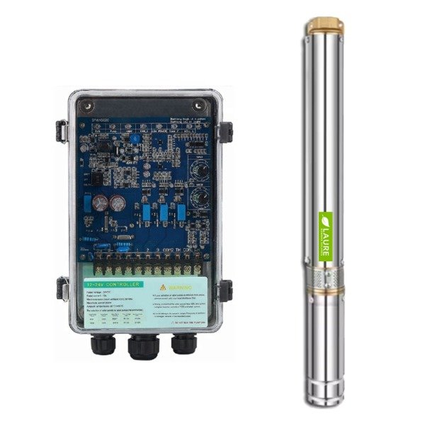 Producto - BOMBA SOLAR LAURE-T 3TSC 2.2m3/h-12mts-24v-120w - 1"