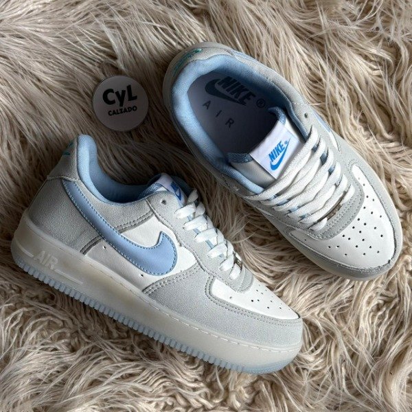 Producto - Air Force One Gris / Celeste