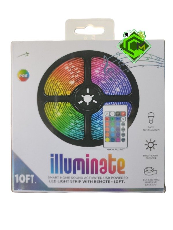 Producto - Luces RGB tira led - 3 mts - Iluminate