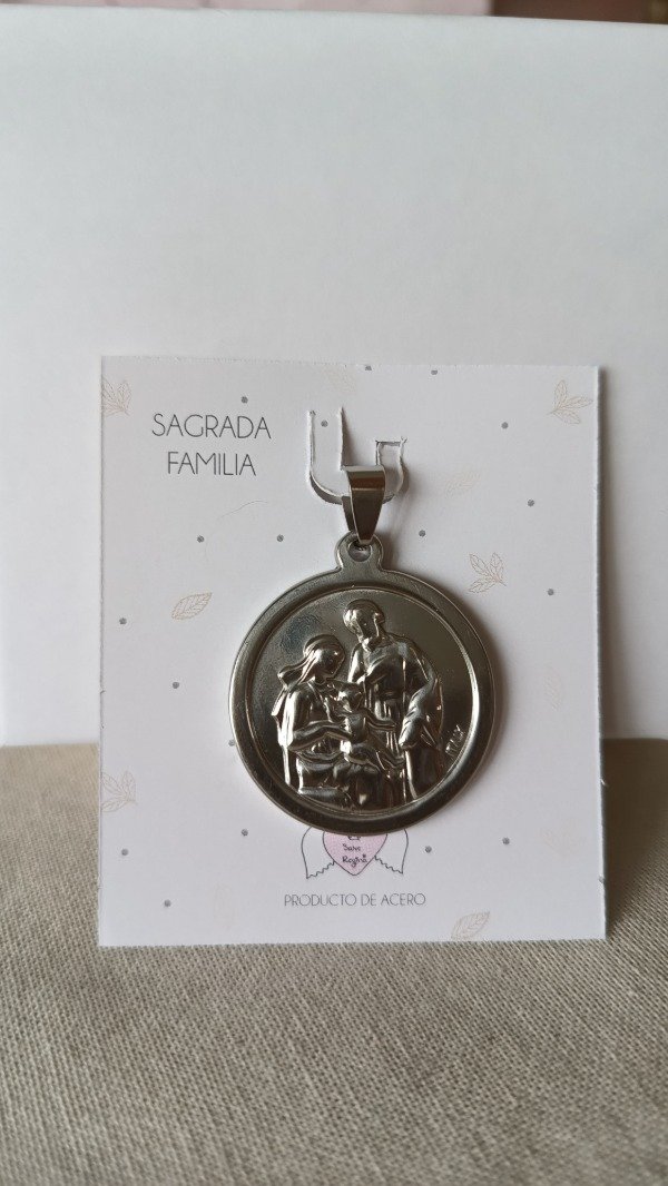 Producto - Dije Acero Sagrada Familia