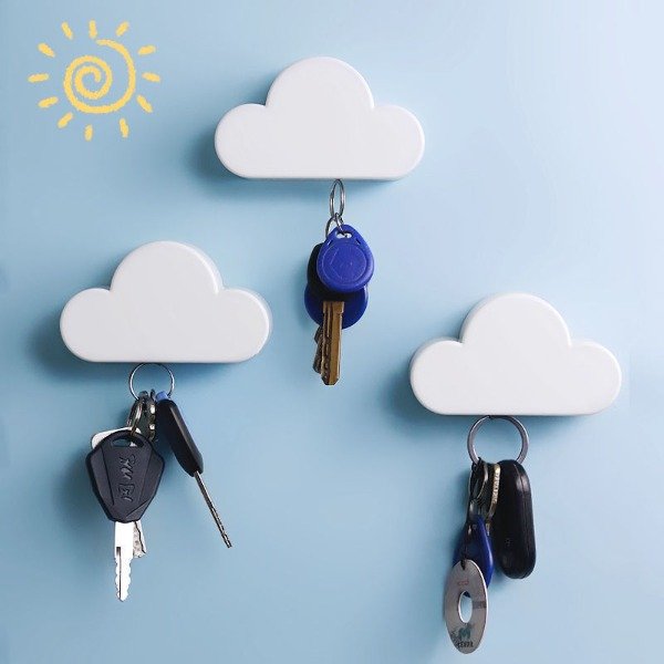 Producto - PORTA LLAVES NUBE IMANTADA