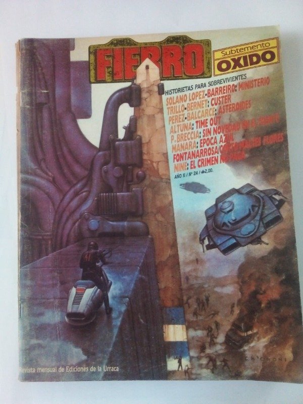 Producto - Fierro #24 - Agosto 1986 - Nine Altuna Breccia Pratt Fontanarrosa Manara