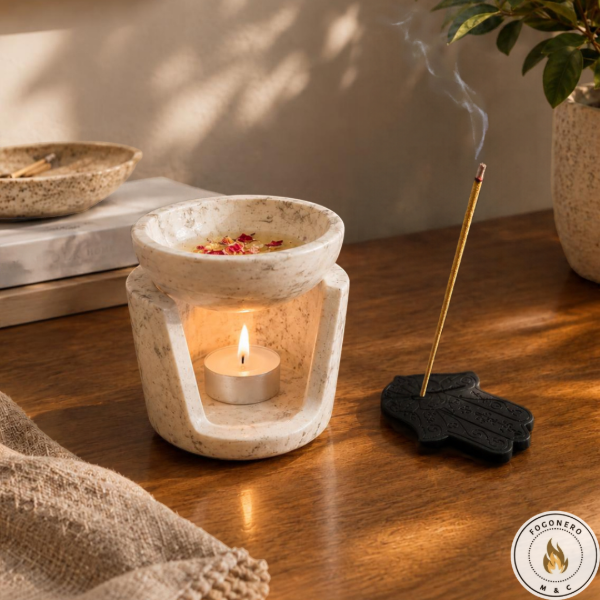 Producto - Kit Hornito Aromático + Porta Sahumerio - 3