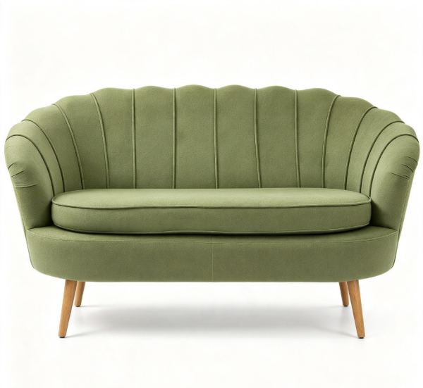 Producto - Sofá Pétalo 2 Cuerpos Premium 150 cm - Diseño Vainilla/Canelón - 3