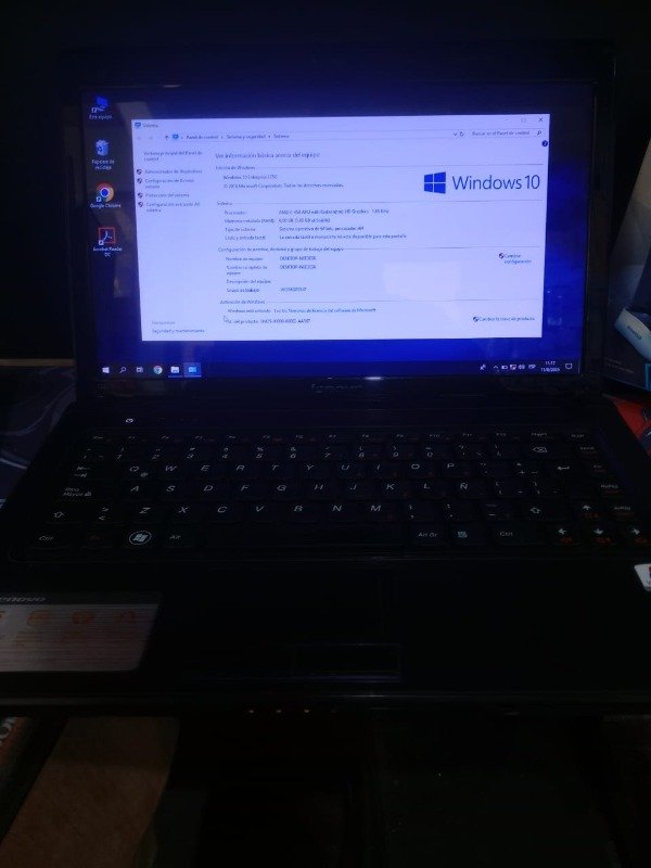 Producto - Note lenovo usada