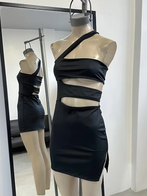 Producto - Vestido irregular abertura - 0