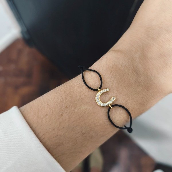 Producto - pulsera hilo chino herradura gold (#570) - 0