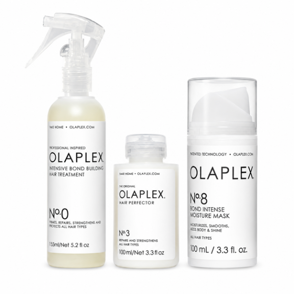 Producto - Olaplex - Kit Reparacion Plus - Paso 0 + Paso 3 + Paso 8