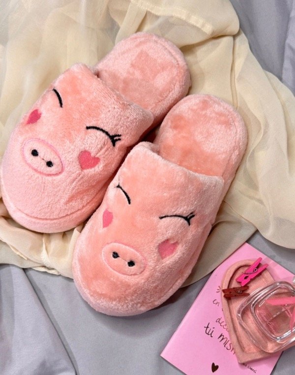Producto - Pantuflas Pink Cerdito