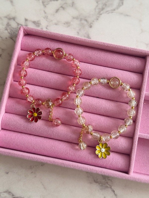 Producto - PULSERA PIEDRAS FLORES