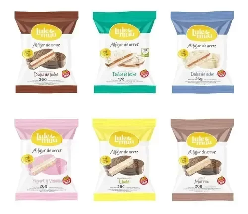 Producto - Alfajor de Arroz Lele Muu x 12 (cada uno 583) Seleccionar Sabor