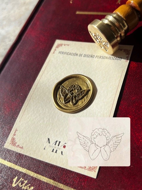 Producto - Sello de bronce personalizado individual - 14