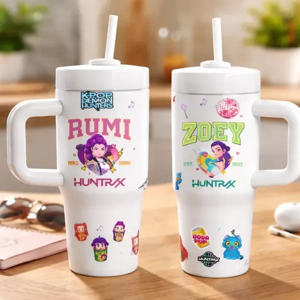Producto - Mini Vaso Térmico Quencher De  Las Guerreras K-pop Blanco
