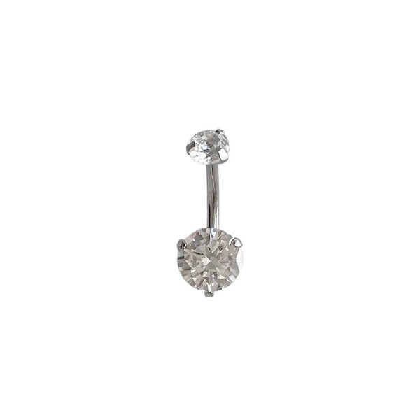 Producto - PIERCING OMBLIGO CÍRCULO CUBIC SILVER