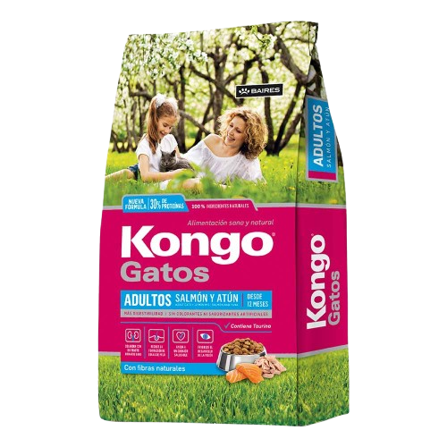 Producto - Kongo Gato Adulto Salmon y Atun