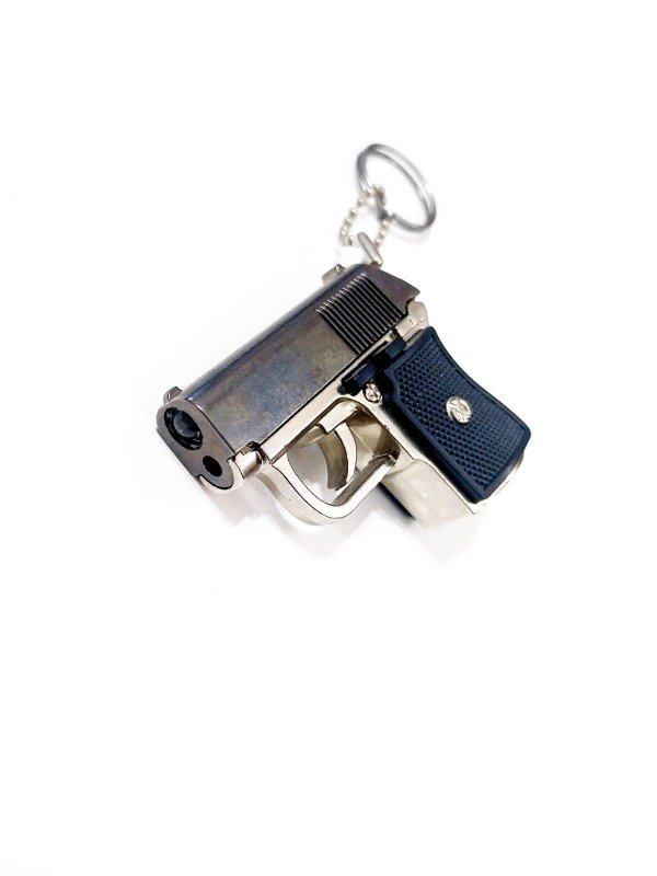 Producto - Llavero revolver laser linterna