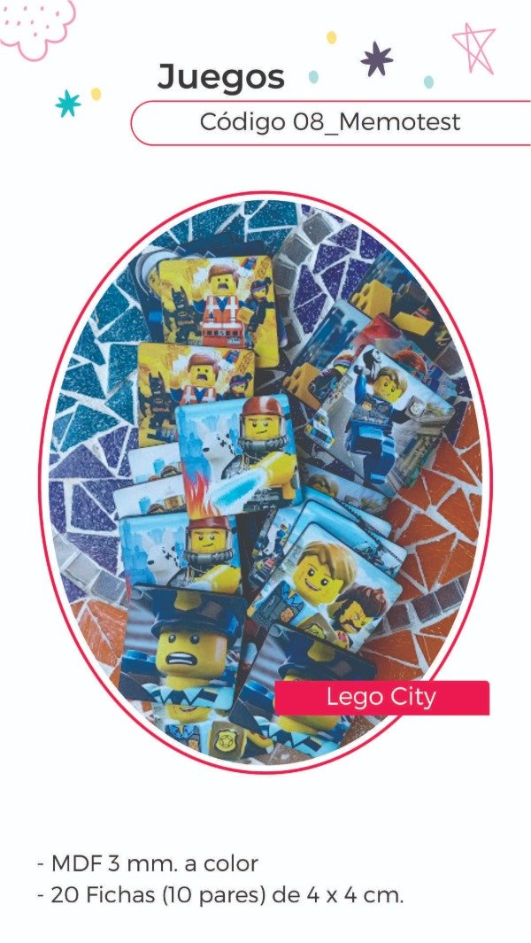 Producto - Memotest Lego City