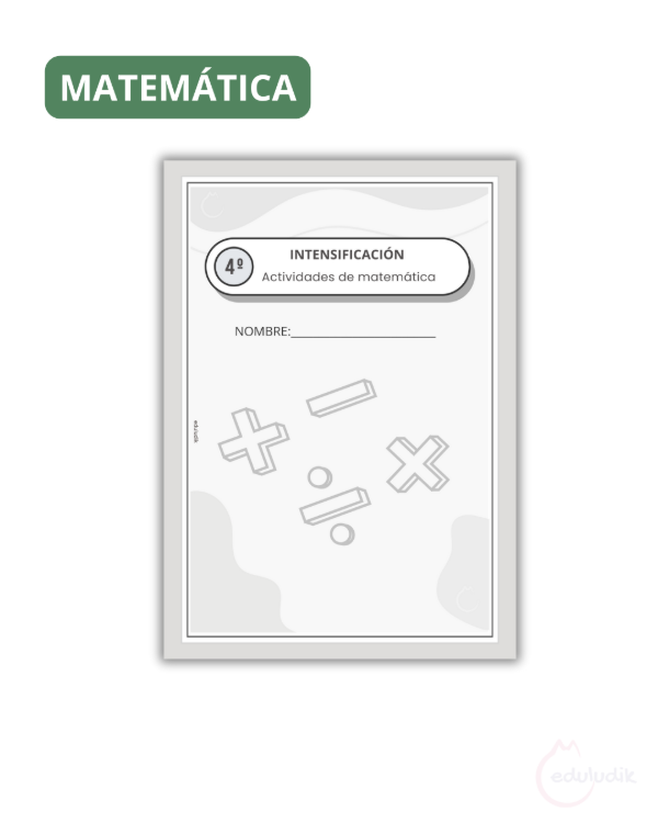 Producto - Intensificación 4to grado
