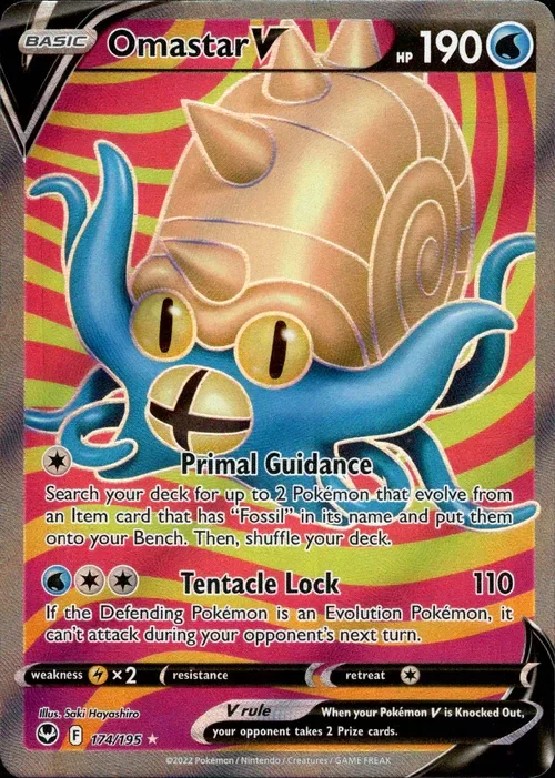 Producto - Omastar V Full Art - 174/195 - Silver Tempest - Holo