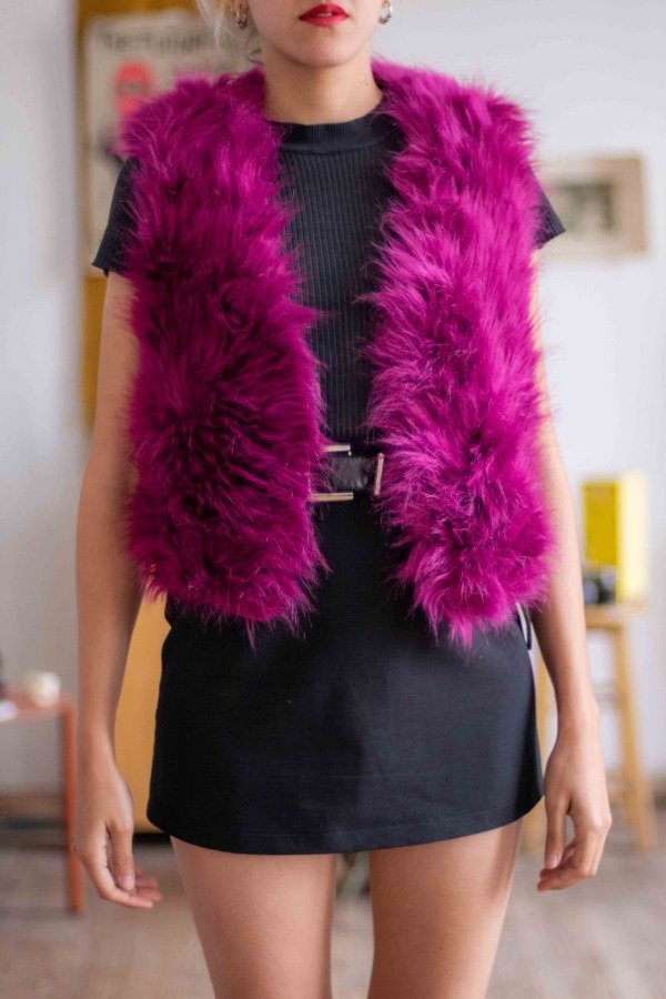 Producto - Chaleco Fur Xing (Nuevo) Talle: M/L -