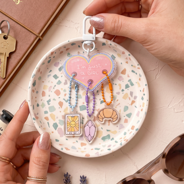 Producto - Corazón - Base Charm de la Suerte Personalizable