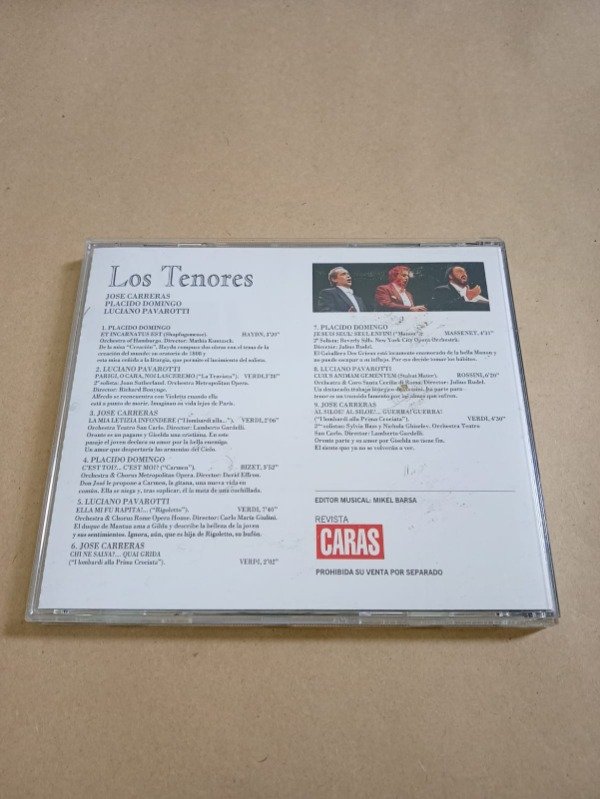 Producto - Los Tenores #4 - Pavarotti Carreras Domingo - Caras sin fechar - 1