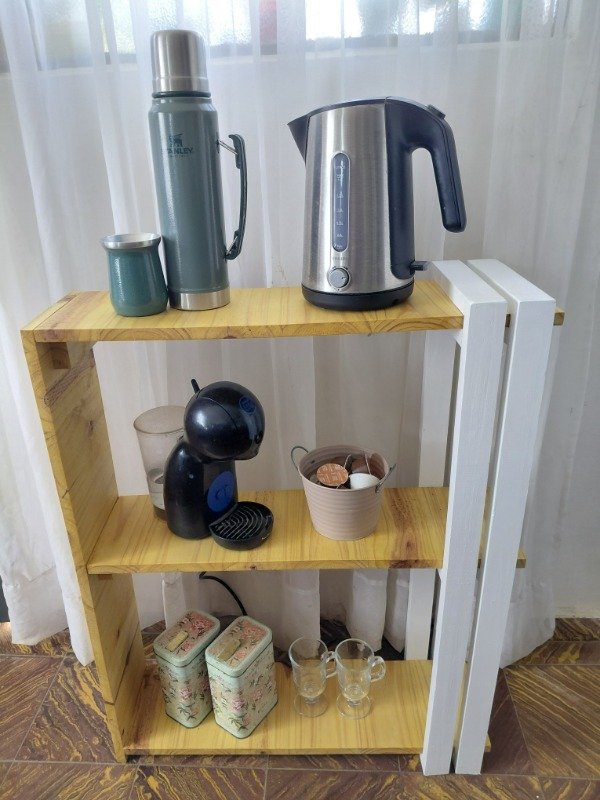 Producto - Repisa estación de café 73x20cm 90cm alto (POR ENCARGUE) - 0