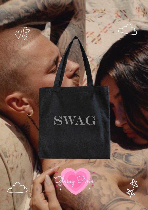 Producto - Tote Bag Swag - VINILO TEXTIL GRIS