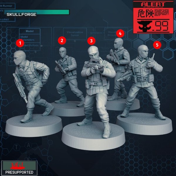 Producto - Soldado Genoma 1 c/u - Metal Gear Solid