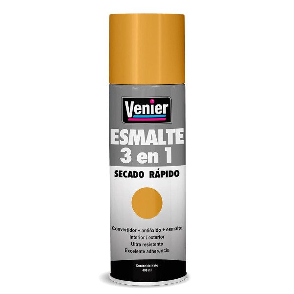Producto - Aerosol Esmalte 3 En 1 Secado Rapido Venier 400ml Oro