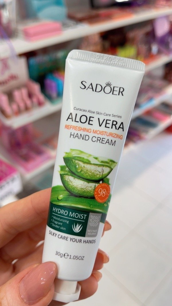 Producto - Crema para manos con aloe vera Sadoer 30gr.