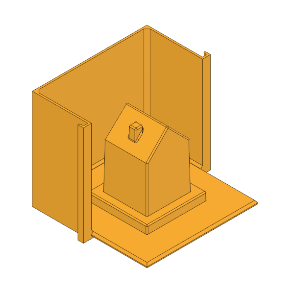 Producto - Matriz para molde de yeso - Casita 1