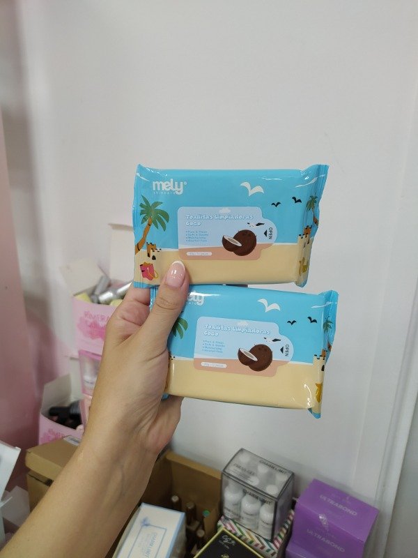 Producto - Toallitas limpiadoras coco mely