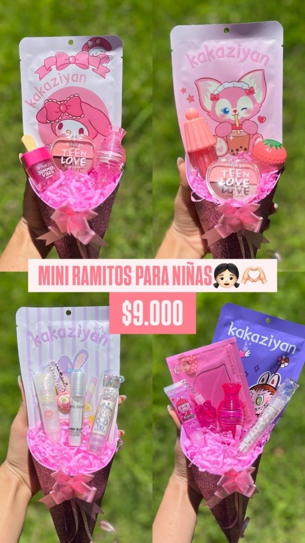 Producto - Mini ramo de maquillaje especial navidad para niñas