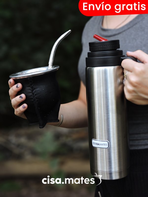 Producto - COMBO MATE CAMIONERO NACIONAL + BOMBILLA + TERMO