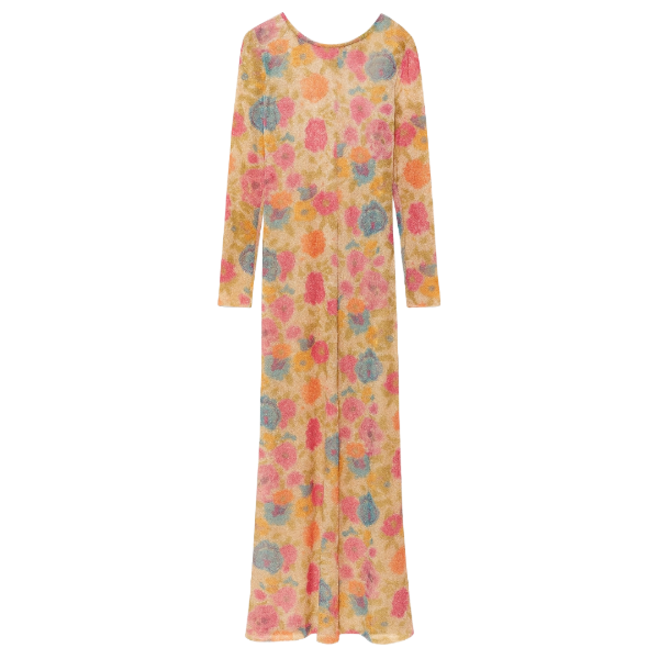 Producto - Long floral sequin dress