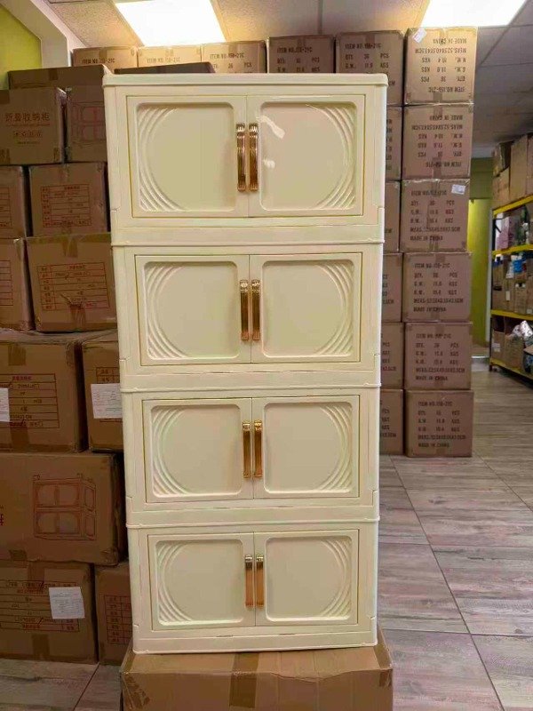 Producto - Armario Blanco de una pieza con cuatro cajones