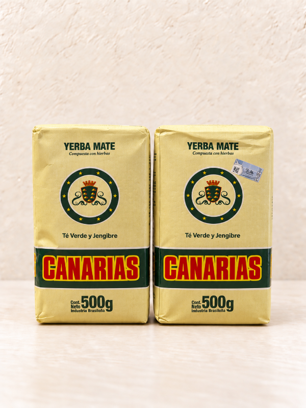 Producto - Yerba Canarias Té verde y Jengibre 500gr