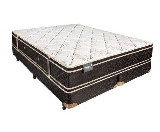 Producto - Sommier y Colchón Deseo TERRA - Resortes Pocket Queen Size 160x200x35