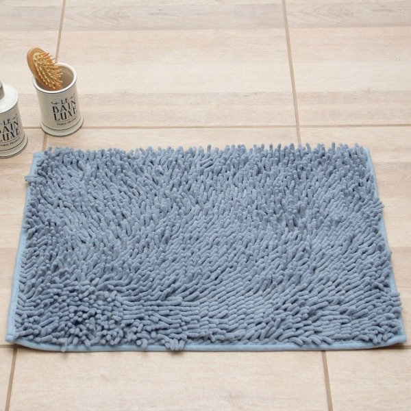 Producto - Alfombra Shaggy Rectangular Celeste