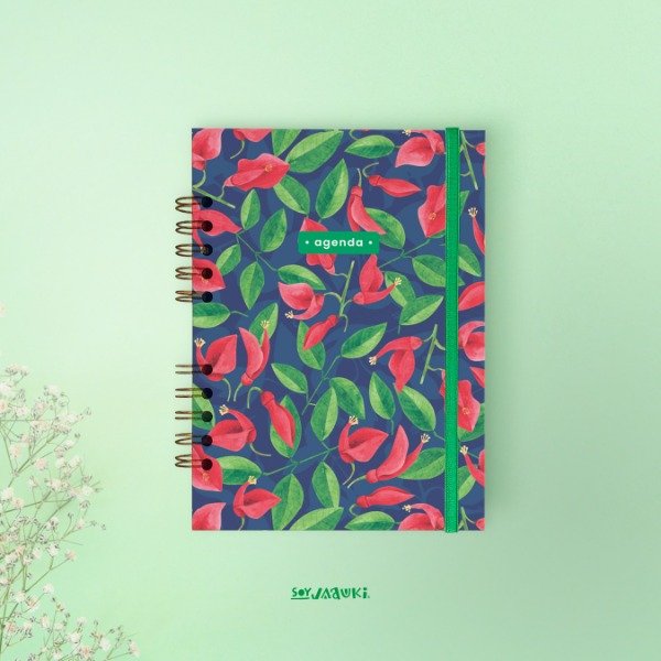 Producto - Agenda A5 / Ceibo Azul