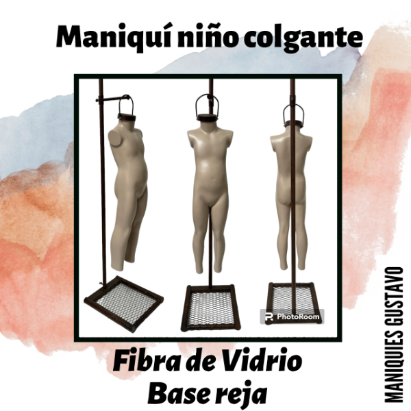 Producto - Maniquíes de niño colgantes / bases surtidas / con y sin brazos - 4
